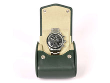 Load image into Gallery viewer, CARAPAZ LEATHER WATCH STORAGE CASE FOR 1 WATCH IN GREEN *
